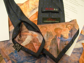Atelier di L. Bugelli:  testo di presentazione cravatte  "Partenze" di Talani - FLORISART